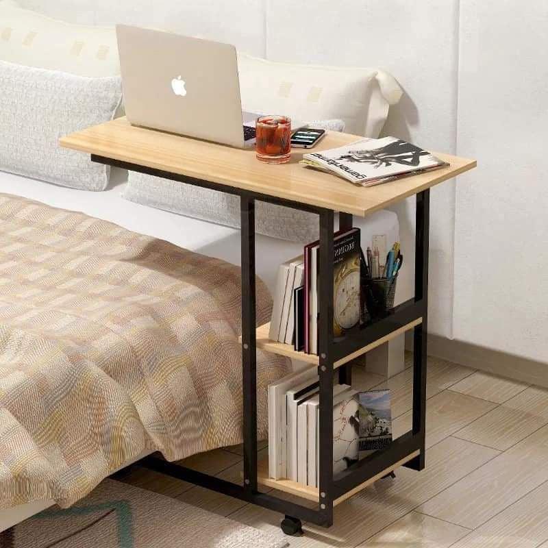 Bedside Laptop table with book shelves - Deals By RK
