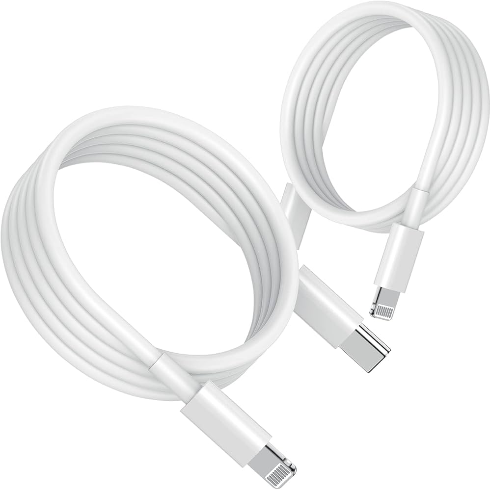 Pack of 2 Long C type to iPhone data cable - Deals By RK