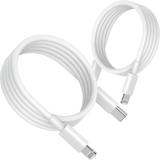 Pack of 2 Long C type to iPhone data cable - Deals By RK