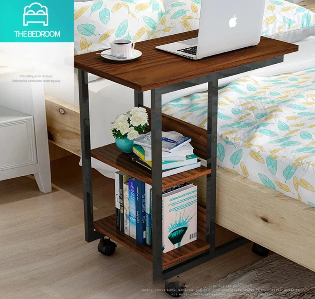 Bedside Laptop table with book shelves - Deals By RK