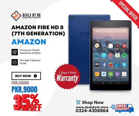 Amazon Fire HD 8 (7th Generation) 16GB, Wi-Fi, 8Inch