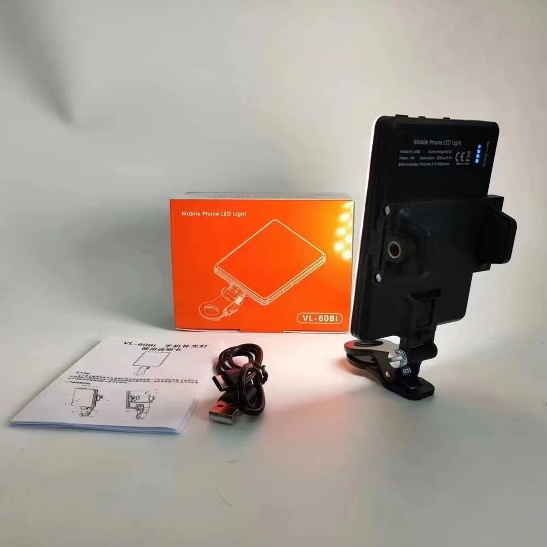 VL-60BI Rechargeable Mobile Phone Selfie Light - Deals By RK