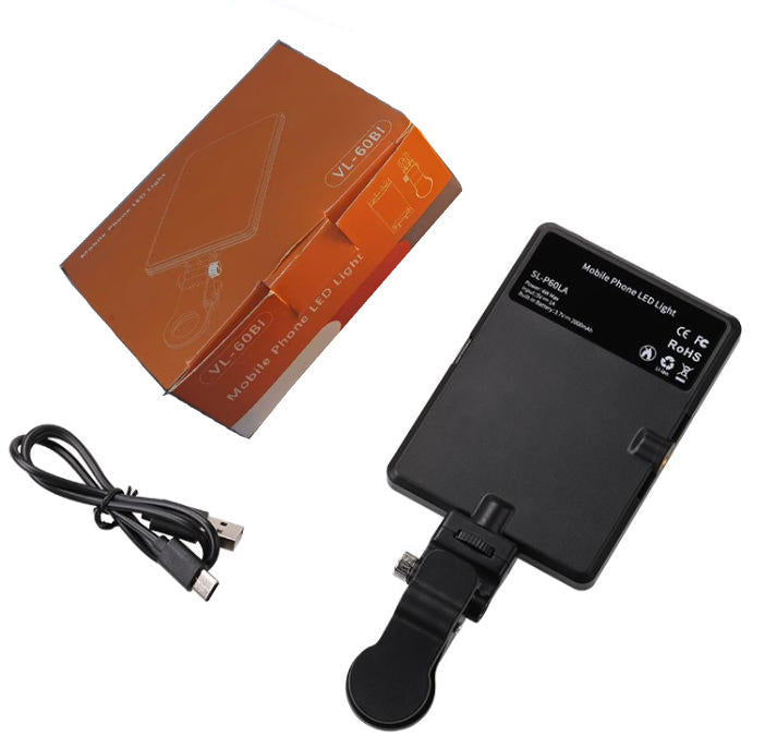 VL-60BI Rechargeable Mobile Phone Selfie Light - Deals By RK