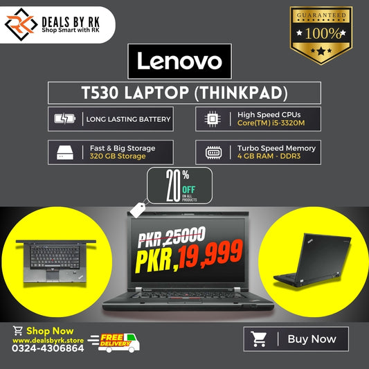 Lenovo ThinkPad T530 Core i5 3rd Generation