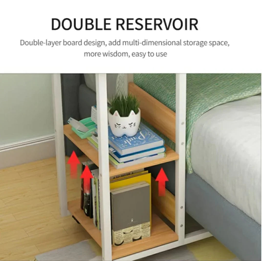 Bedside Laptop table with book shelves - Deals By RK