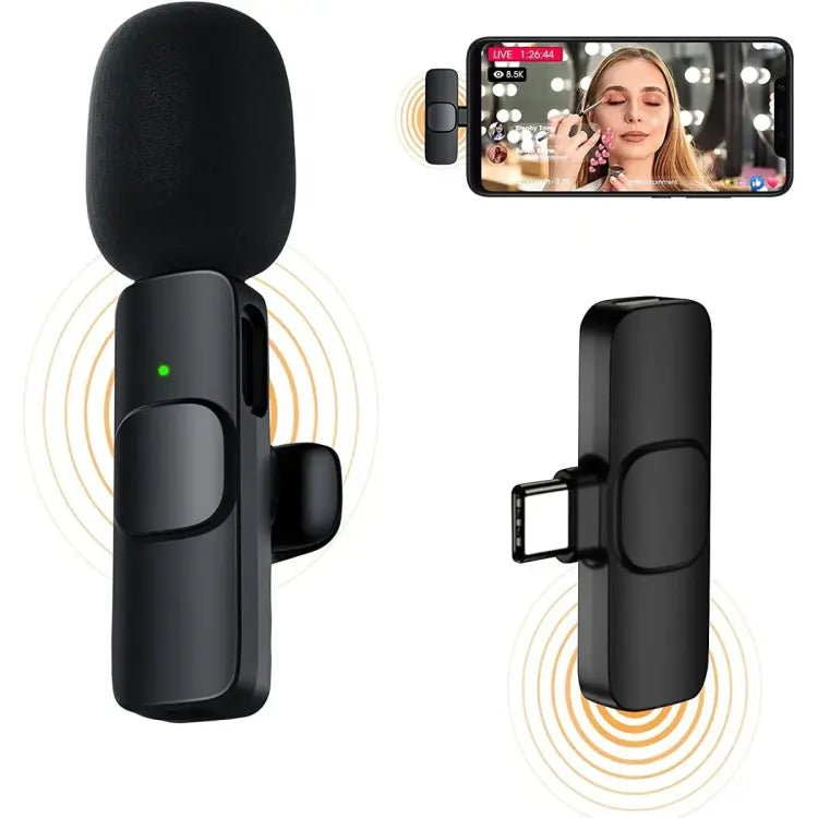 K9 Wireless Microphone For Mobile Type-C & Lightning - Deals By RK
