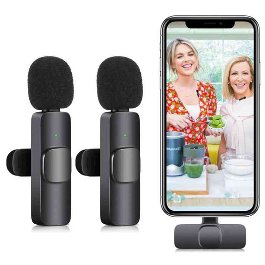 K9 Wireless Microphone For Mobile Type-C & Lightning - Deals By RK